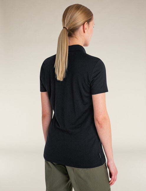 Icebreaker 150 Tech Lite III maglietta merino a maniche corte da donna, nero