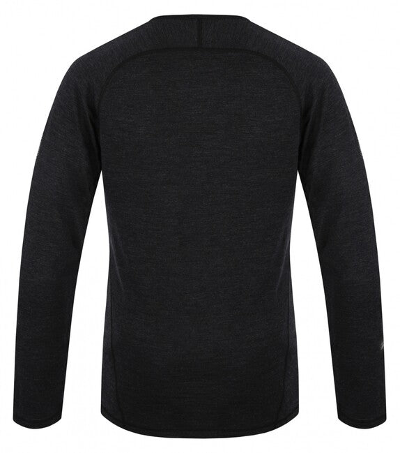 Husky DL Merow merino shirt, nero