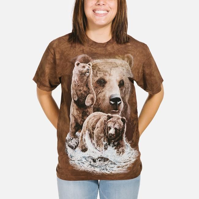 The Mountain 3D maglietta 10 orsi, unisex