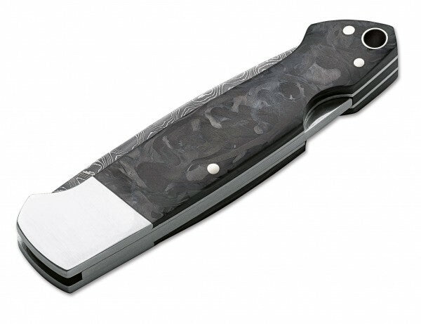 Böker Manufaktur Solingen damasco coltello da tasca 6,35 cm, damasco