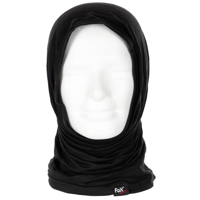 Fox Outdoor Merino Lite scaldacollo, nero