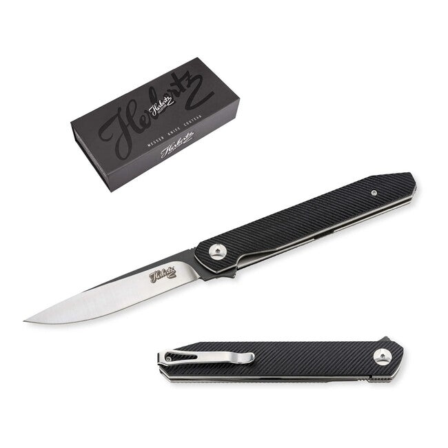 Herbertz Selektion coltello a una mano 10,5 cm, nero G10