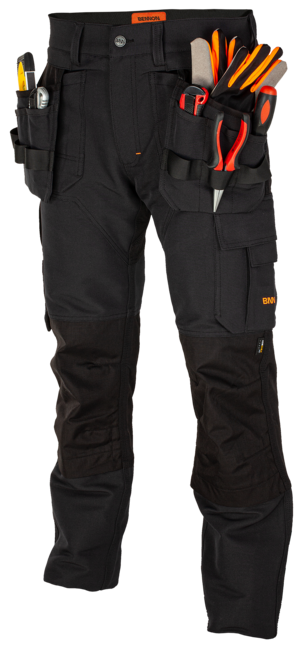 BENNON Erebos pantaloni da lavoro, neri