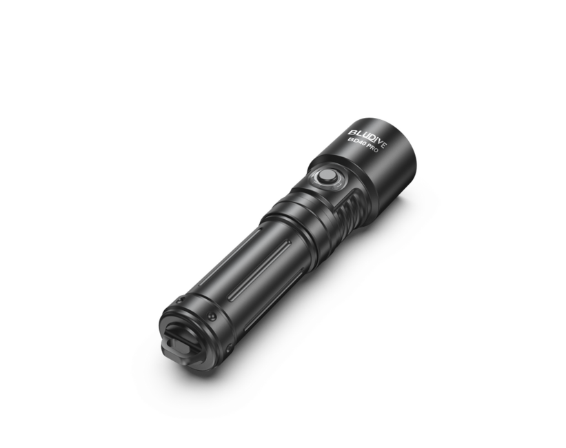 Bludive BD40 Pro torcia subacquea, nera