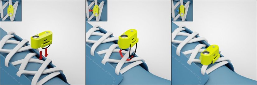 Tickless Run repellente per zecche a ultrasuoni, giallo neon