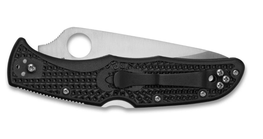 Spyderco Endura 4 Lightweight Serrated coltello tascabile 9,5 cm, nero, frn