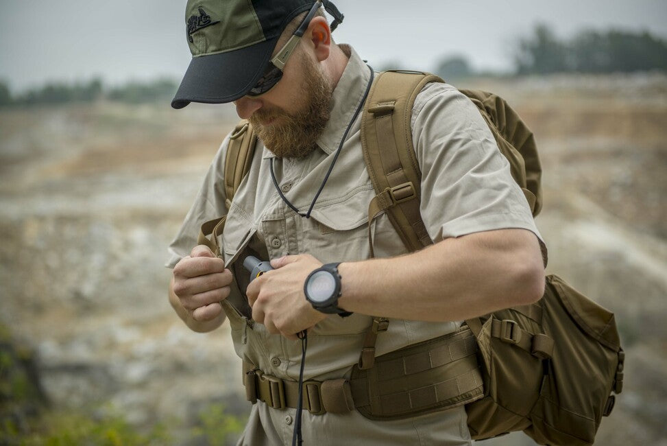 Helikon-Tex Defender Mk2 camicia a maniche corte - Policotone Ripstop, beige