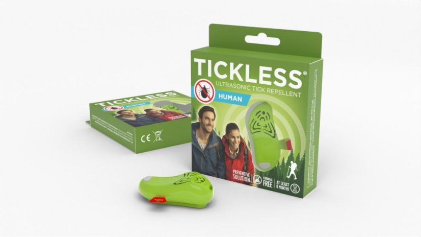 Tickless Human repellente per zecche a ultrasuoni, verde