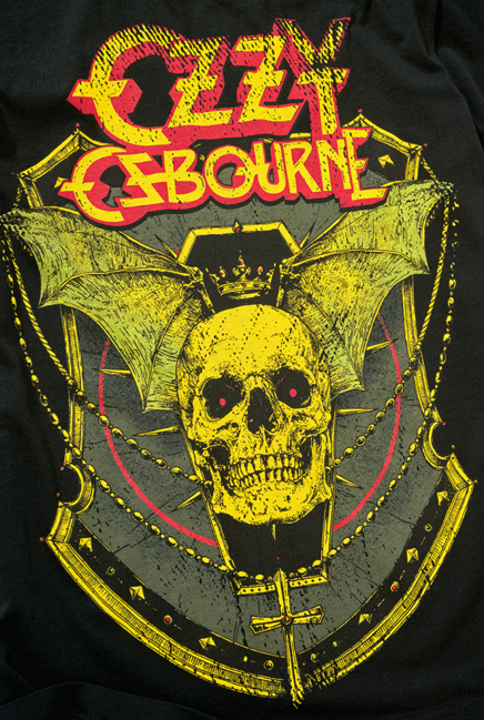 Brandit Ozzy Maglietta Skull, nero