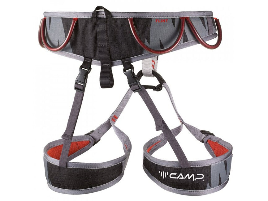Camp Flint sedile per arrampicata, nero / rosso