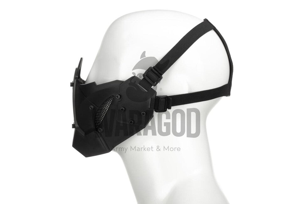 Pirate Arms Warrior Mezza maschera da modellare, nera