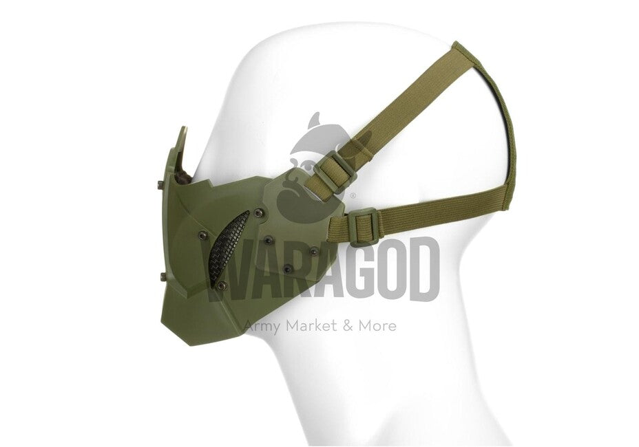 Pirate Arms Warrior mezza maschera da modellare, oliva