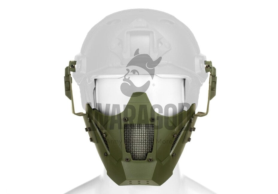 Pirate Arms Warrior mezza maschera da modellare, oliva