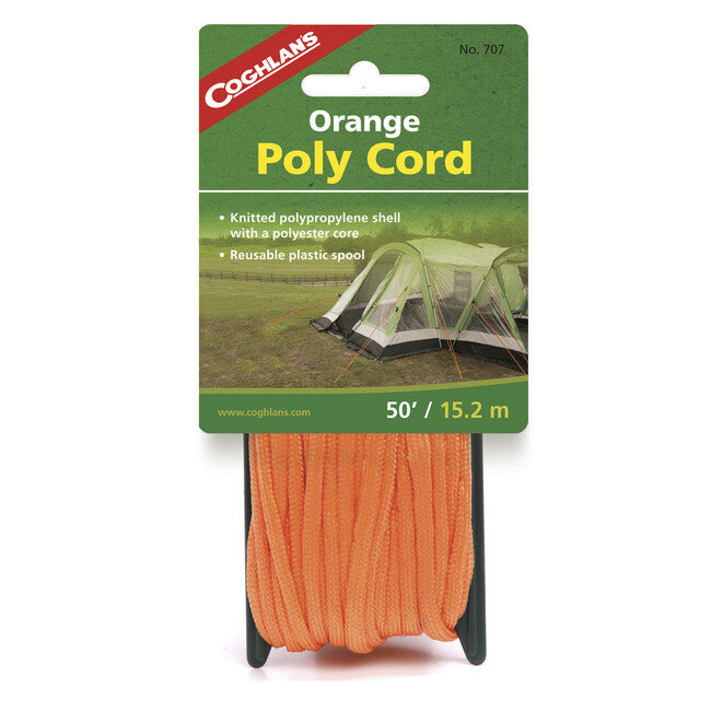 Coghlans Corda di nylon 6 mm, 15 m arancione