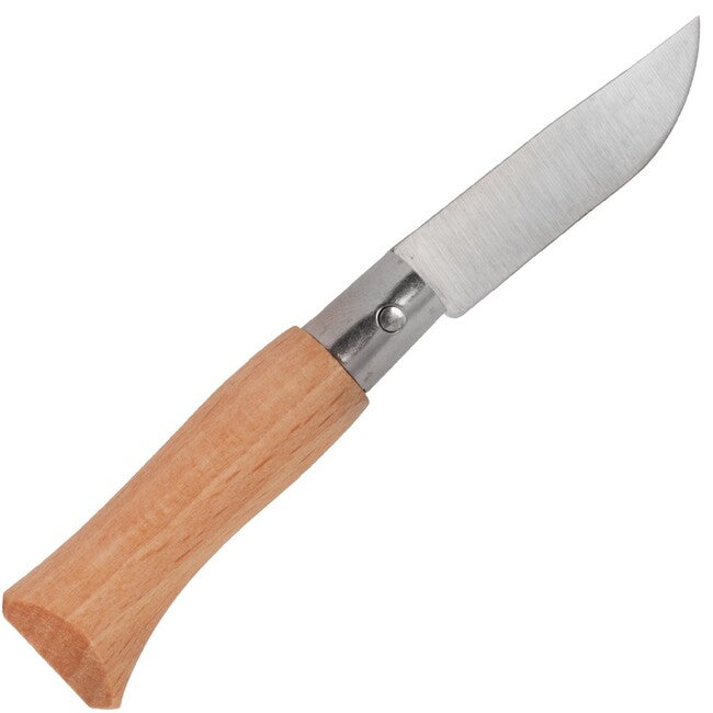 Opinel N°02 coltello pieghevole inox faggio, marrone