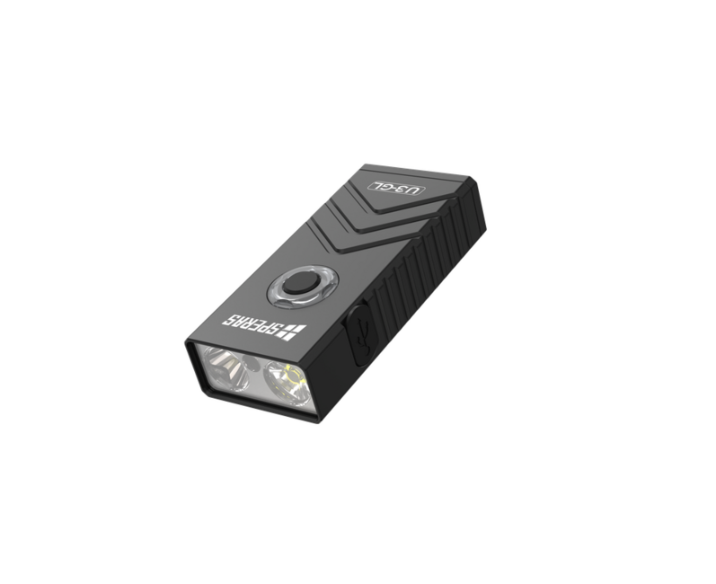 Speras U3-GL torcia multifunzionale, nero