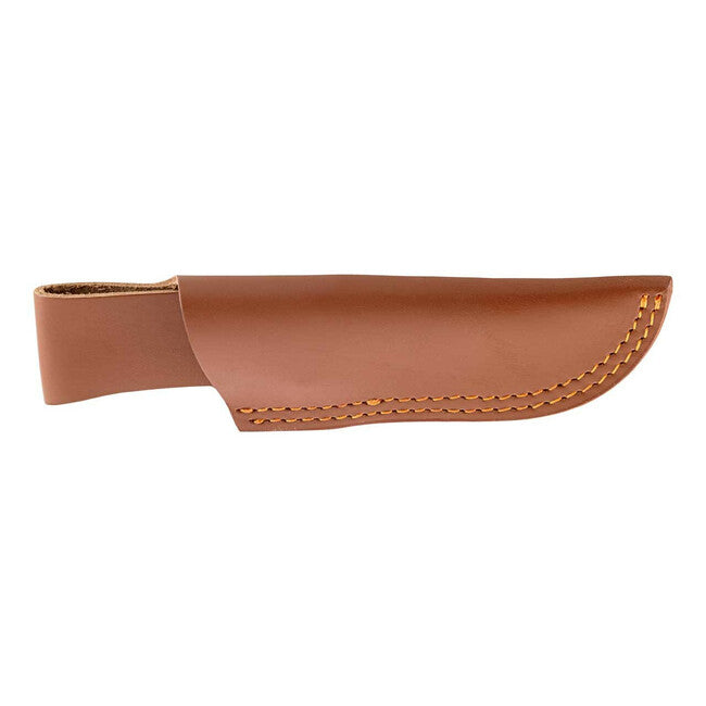 Herbertz Coltello da esterno 10 cm, legno, Micarta, fodero in pelle
