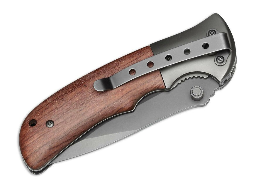 Böker Magnum Co-Operator coltello 8,7 cm legno acciaio inox