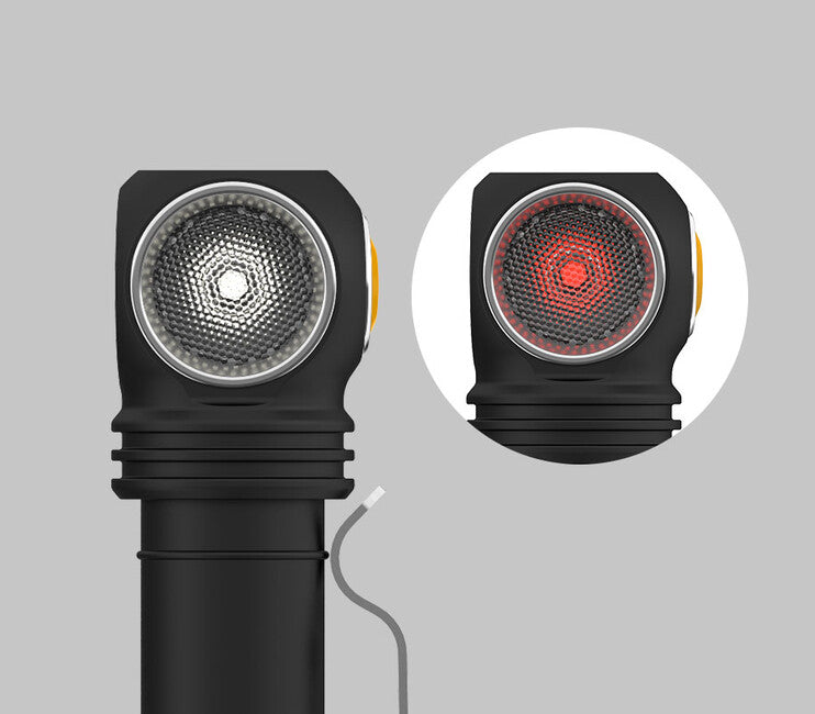 ArmyTek Wizard C2 WR lampada frontale 1100 lm potenza della batteria 3 h 65 g, bianchi e rossi con supporto magnetico