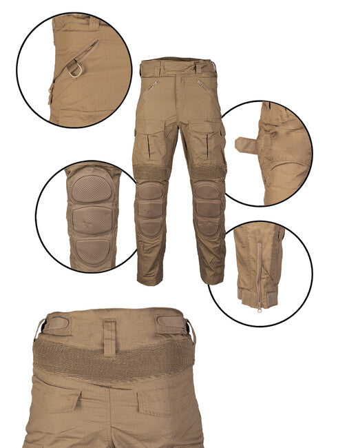 Mil-Tec Combat Chimera pantaloni tattici, Coyote scuro