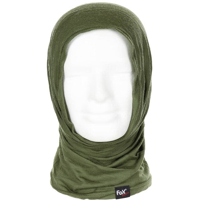 Fox Outdoor Merino Lite scaldacollo, verde OD
