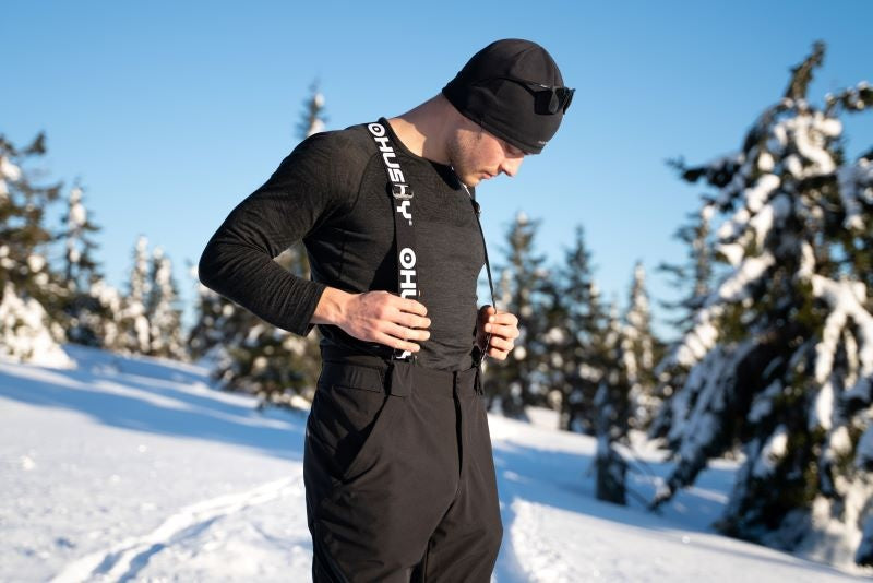 Husky Galti pantaloni da sci da uomo, neri