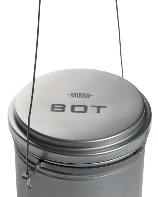 Vargo BOT portabottiglie in titanio per vaso da 1 litro