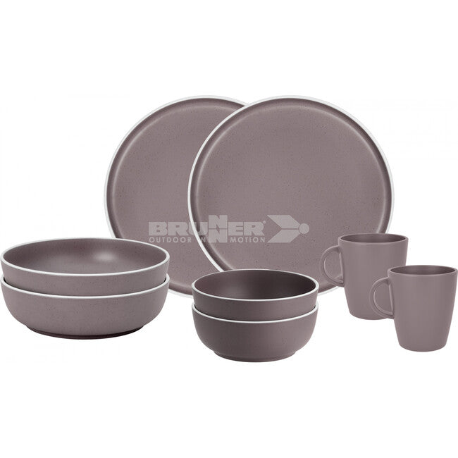 Brunner set di utensili da campeggio, viola