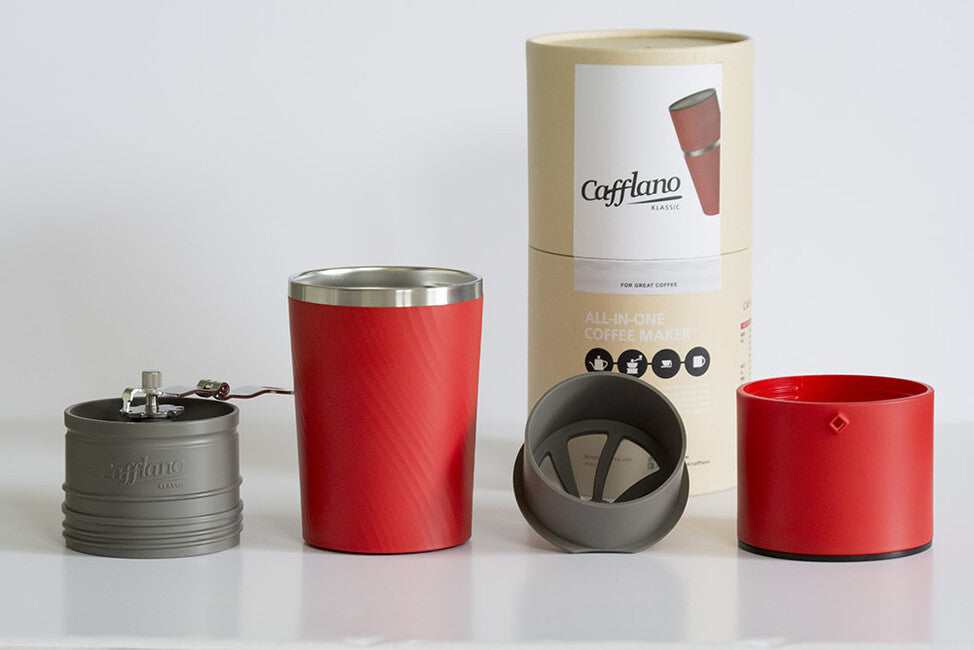 Cafflano Klassic macchina da caffé, rosso
