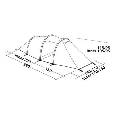 Robens Pioneer EX tenda per 3 persone