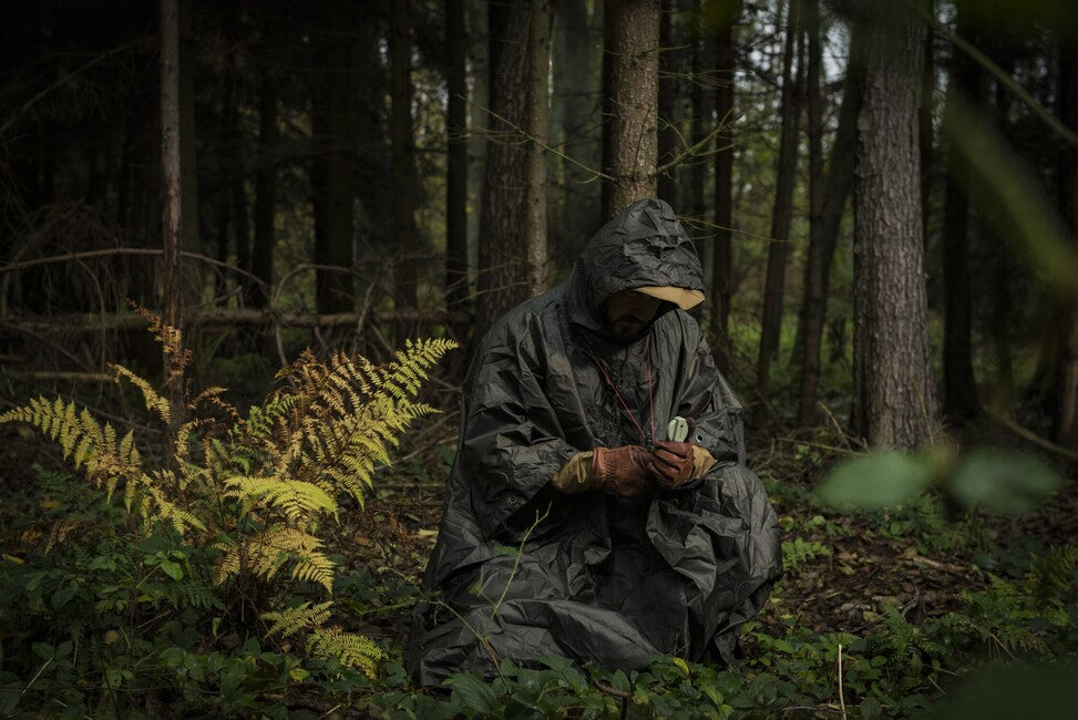 Helikon-Tex U.S. Modello poncho, verde taiga