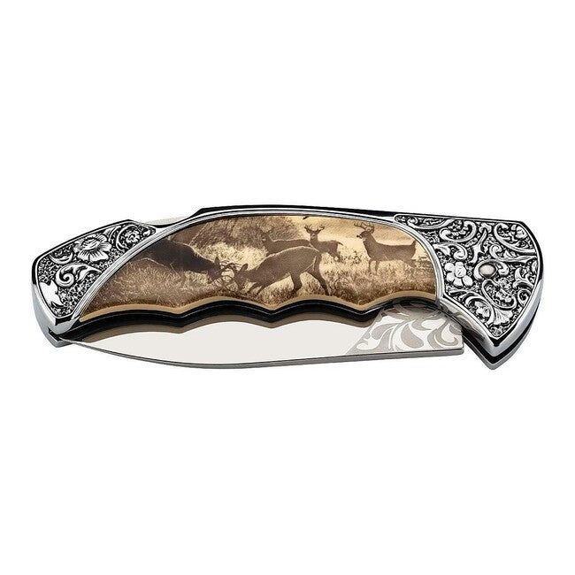 Herbertz Coltello 8,2 cm plastica, cervo