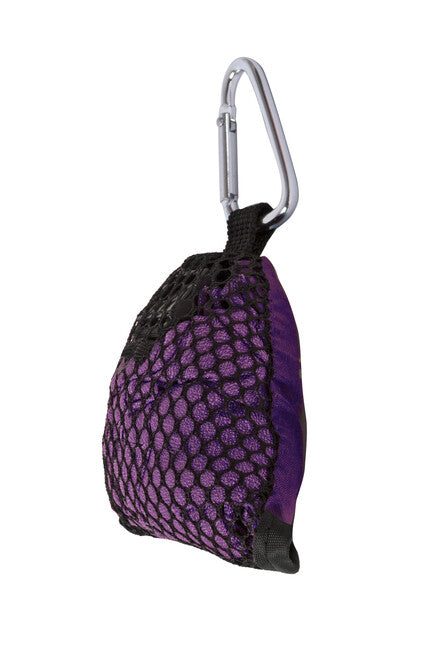 BasicNature Mini Towel asciugamano da viaggio in microfibra ultrafine s, purple