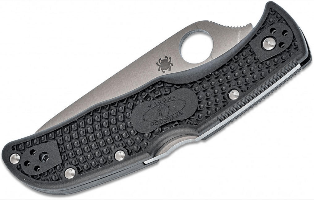 Spyderco Endela Lighweight coltello da tasca 8,7 cm, nero, FRN