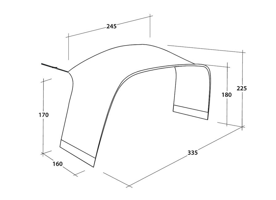 Outwell Connettore per tenda per rifugio aereo
