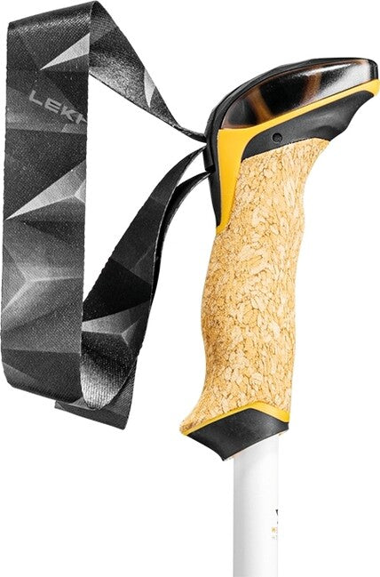 Leki Cressida bastoncini da trekking 90 - 125 cm, mango-bianco-argento