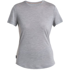Icebreaker 125 Cool Lite Sphere III Merino maglietta a maniche corte da donna, grigio chiaro