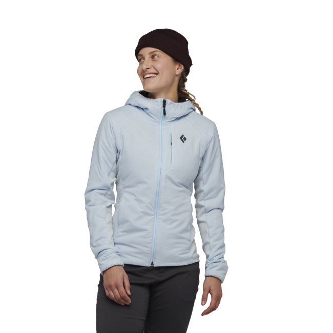Black Diamond First Light da donna felpa ibrida, blu per l'assicurazione