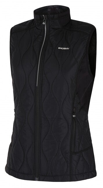 Husky Nimesie gilet, nero