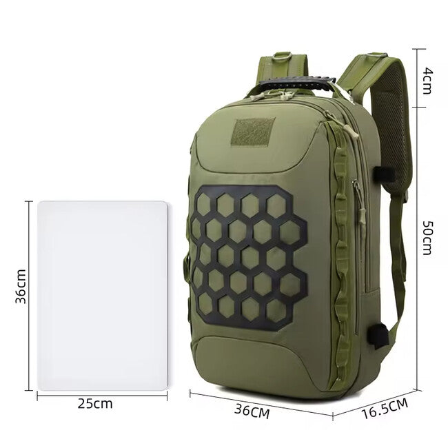 DRAGOWA Tactical Lima zaino tattico, kaki