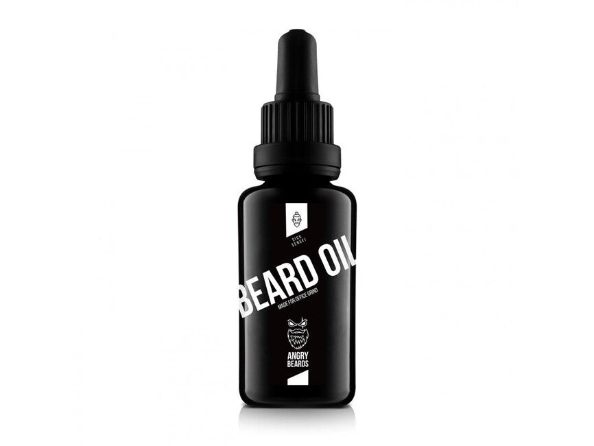 Angry Beards Olio per barba e barba Sick Sensei30 ml, viola