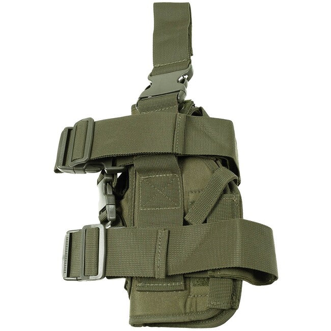 MFH Fondina per pistola MOLLE destra, verde OD