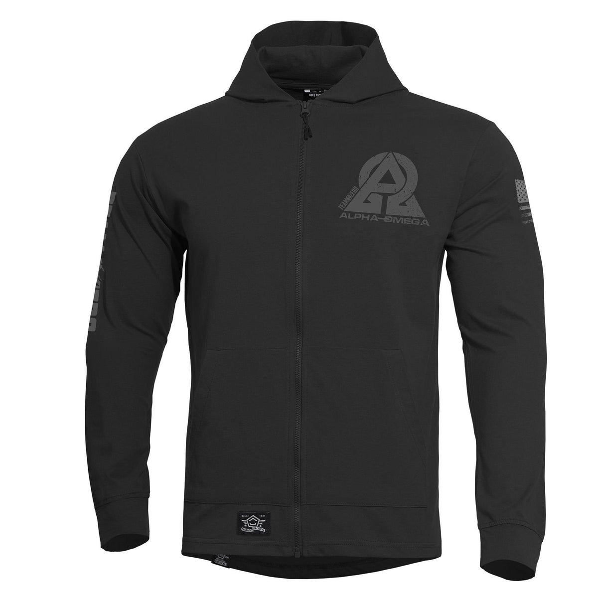 Pentagon Agis Instructor Zero felpa con zip 165g/m2, nera