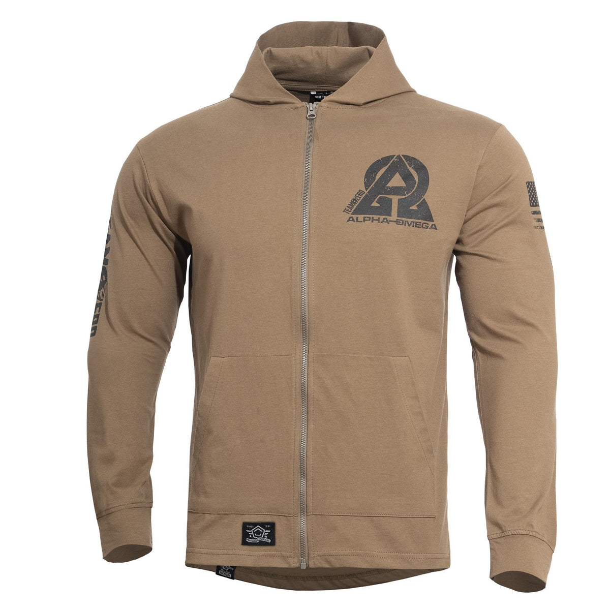 Pentagon Agis Instructor Zero felpa con zip 165g/m2, coyote