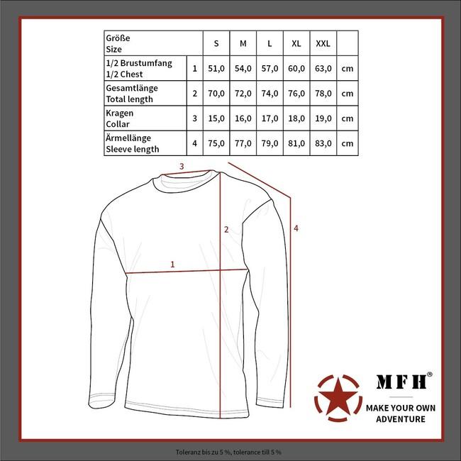 MFH maglia termica da uomo, coyote livello 1