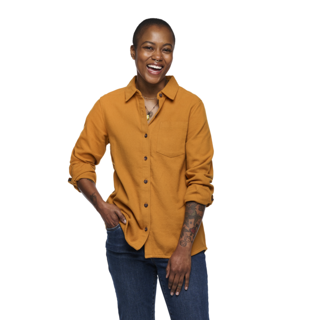 Black Diamond Project Flannel camicia di flanella da donna, henné
