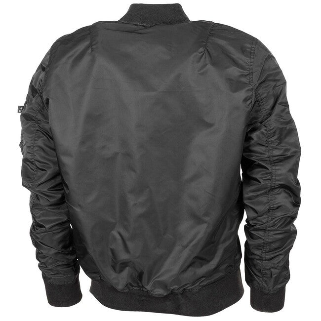 MFH American MA1 giacca di volo, nera