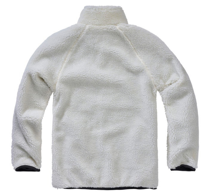Brandit Teddyfleece Troyer giacca in pile, bianca