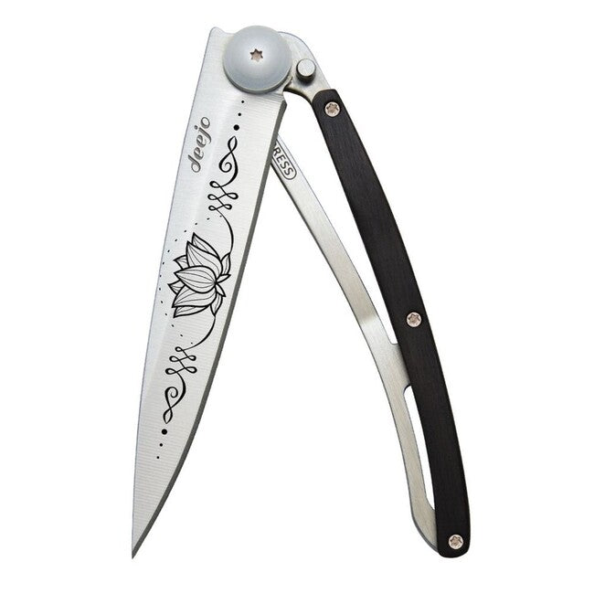 Deejo Tattoo legno coltello di chiusura Zen