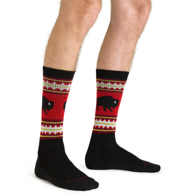Darn Tough VanGrizzle calzini boot medio leggero con cuscino, neri